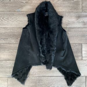 Alexander Wang suede shearling vest